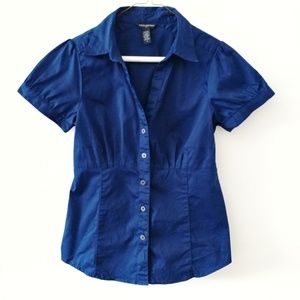 Banana Republic blue blouse